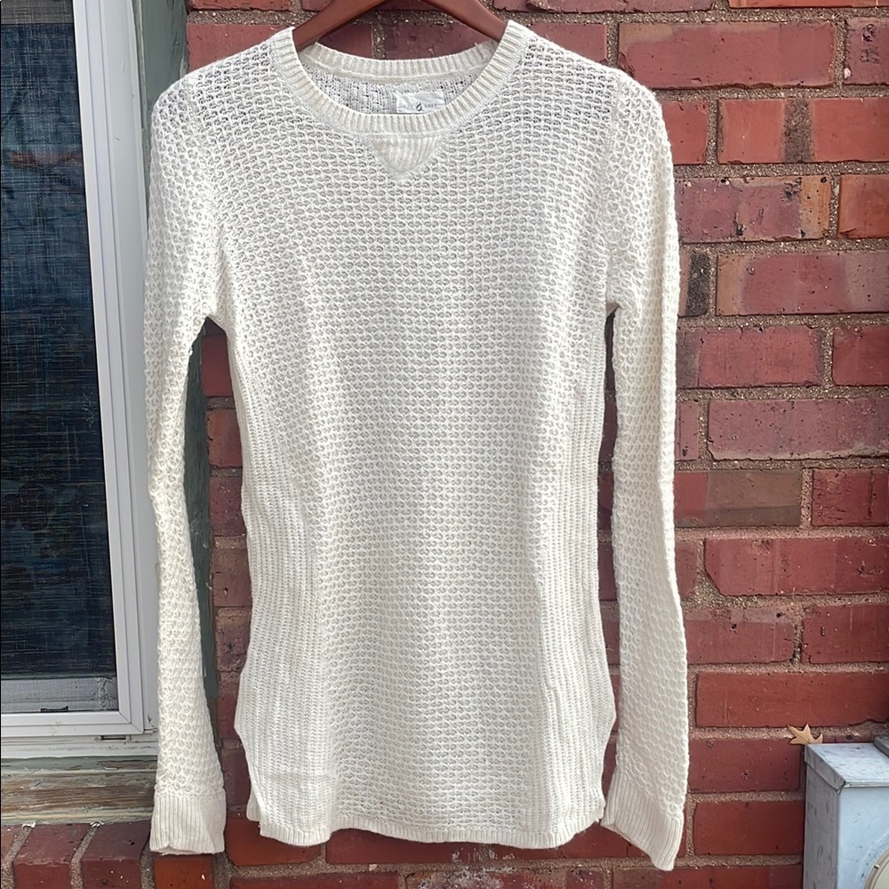 Lou & Grey Cream Knit Sweater